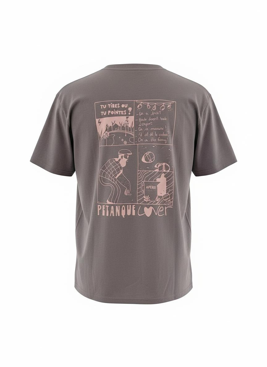 T-SHIRT PÉTANQUE LOVER oversize