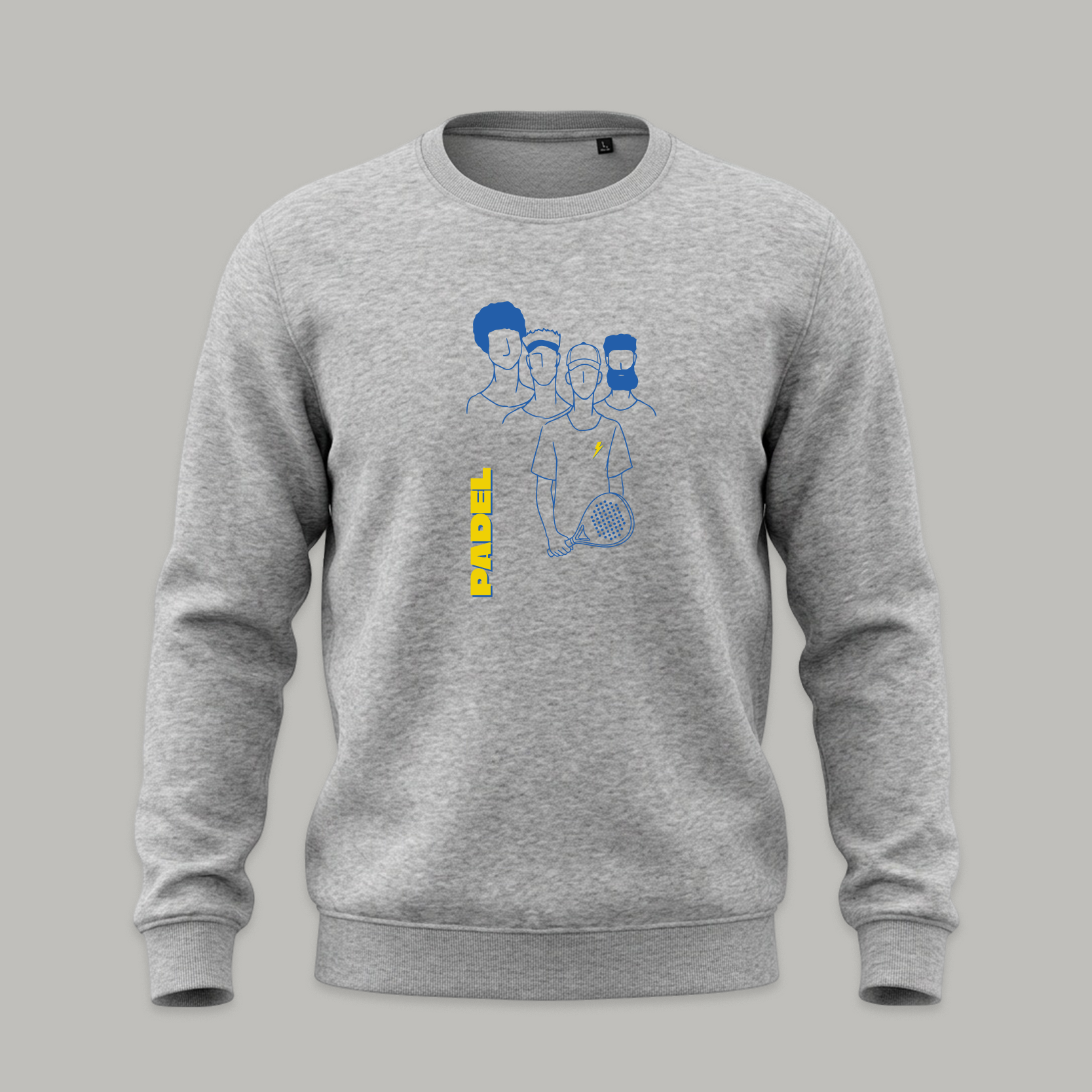 PULL TEAM PADEL GRIS
