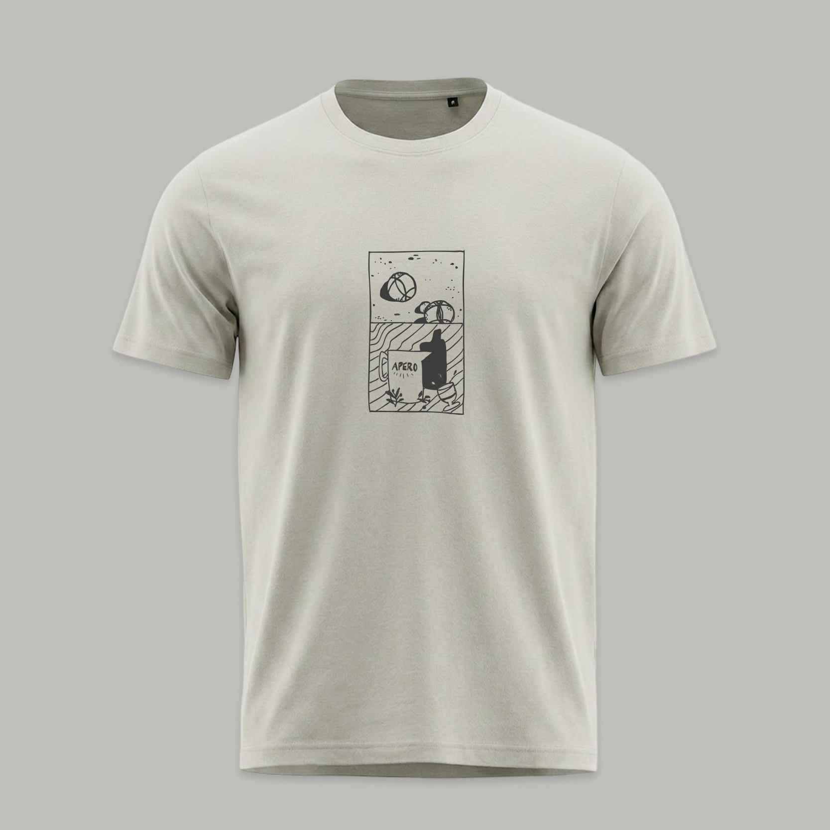 T-SHIRT PÉTANQUE CEMENT