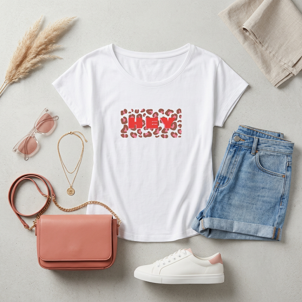 T-SHIRT LÉOPARD HEY