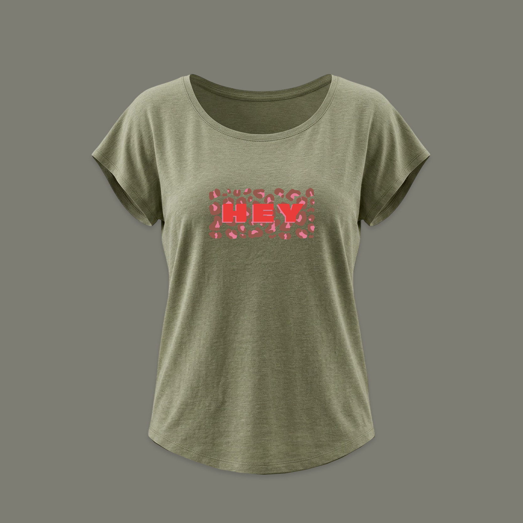 T-SHIRT LÉOPARD HEY