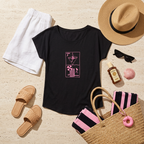 T-SHIRT ROSÉ PISCINE