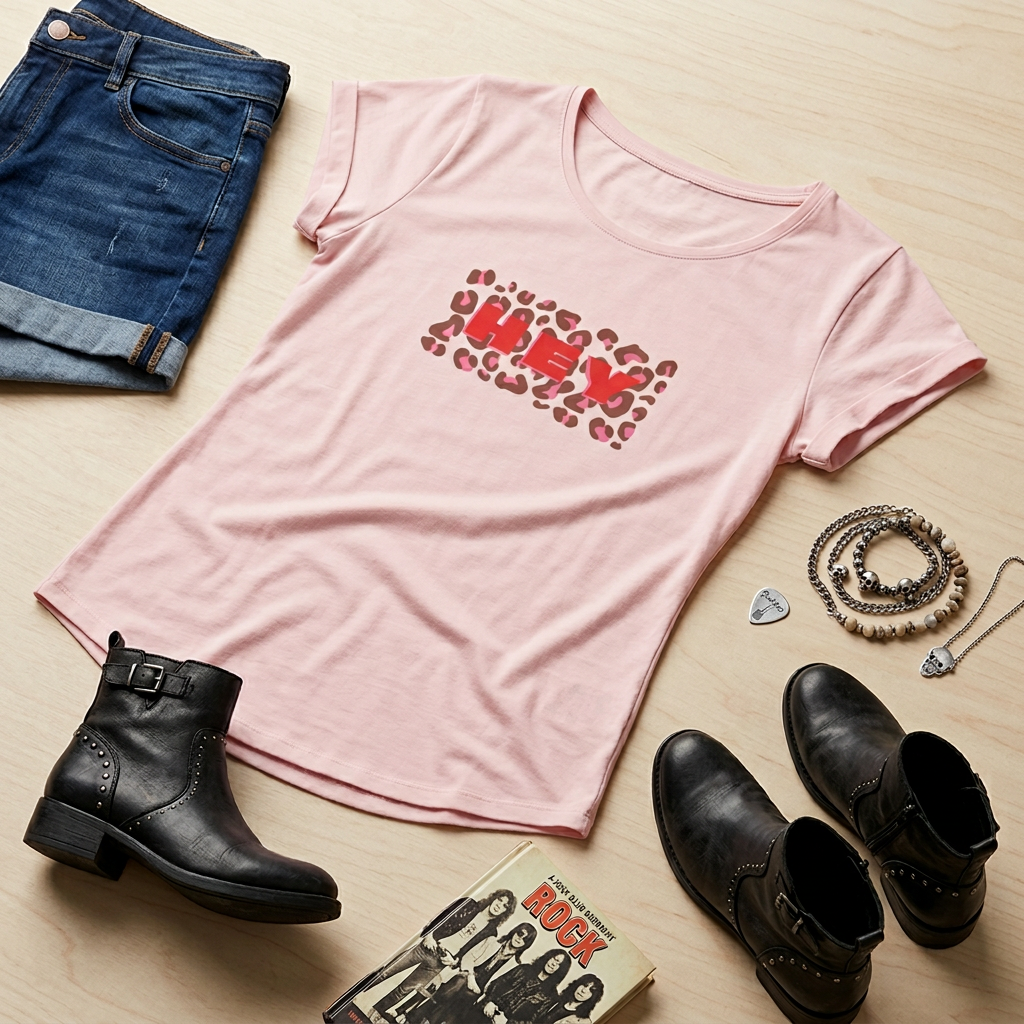 T-SHIRT LÉOPARD HEY