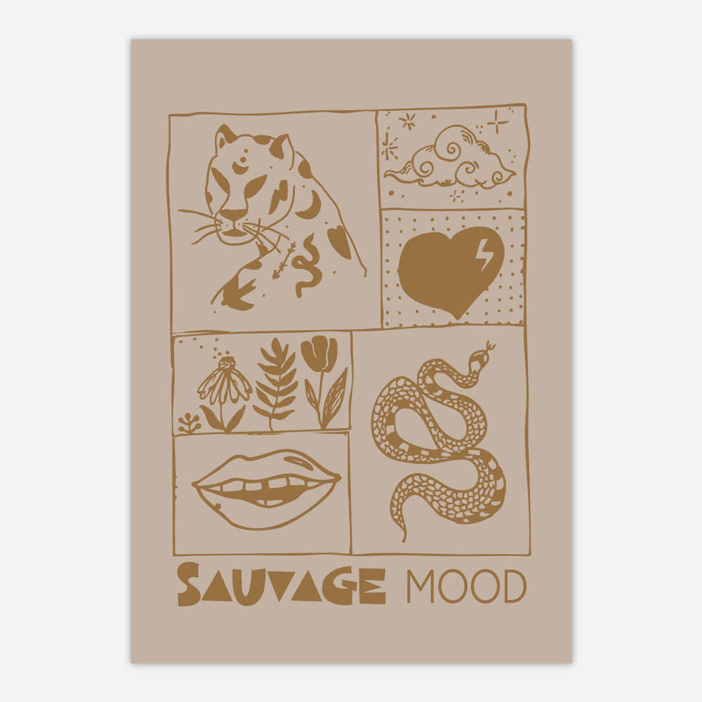 AFFICHE SAUVAGE MOOD