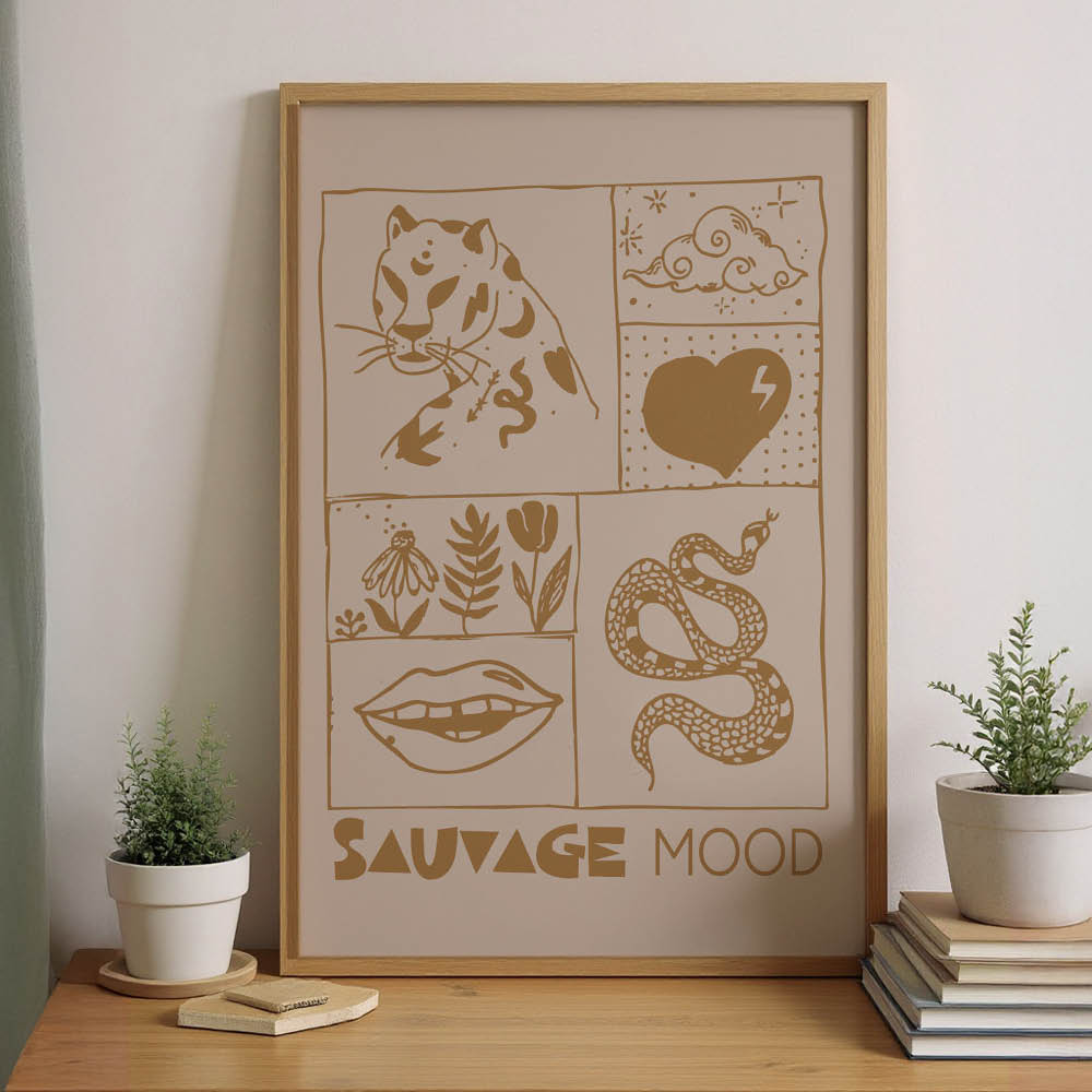 AFFICHE SAUVAGE MOOD