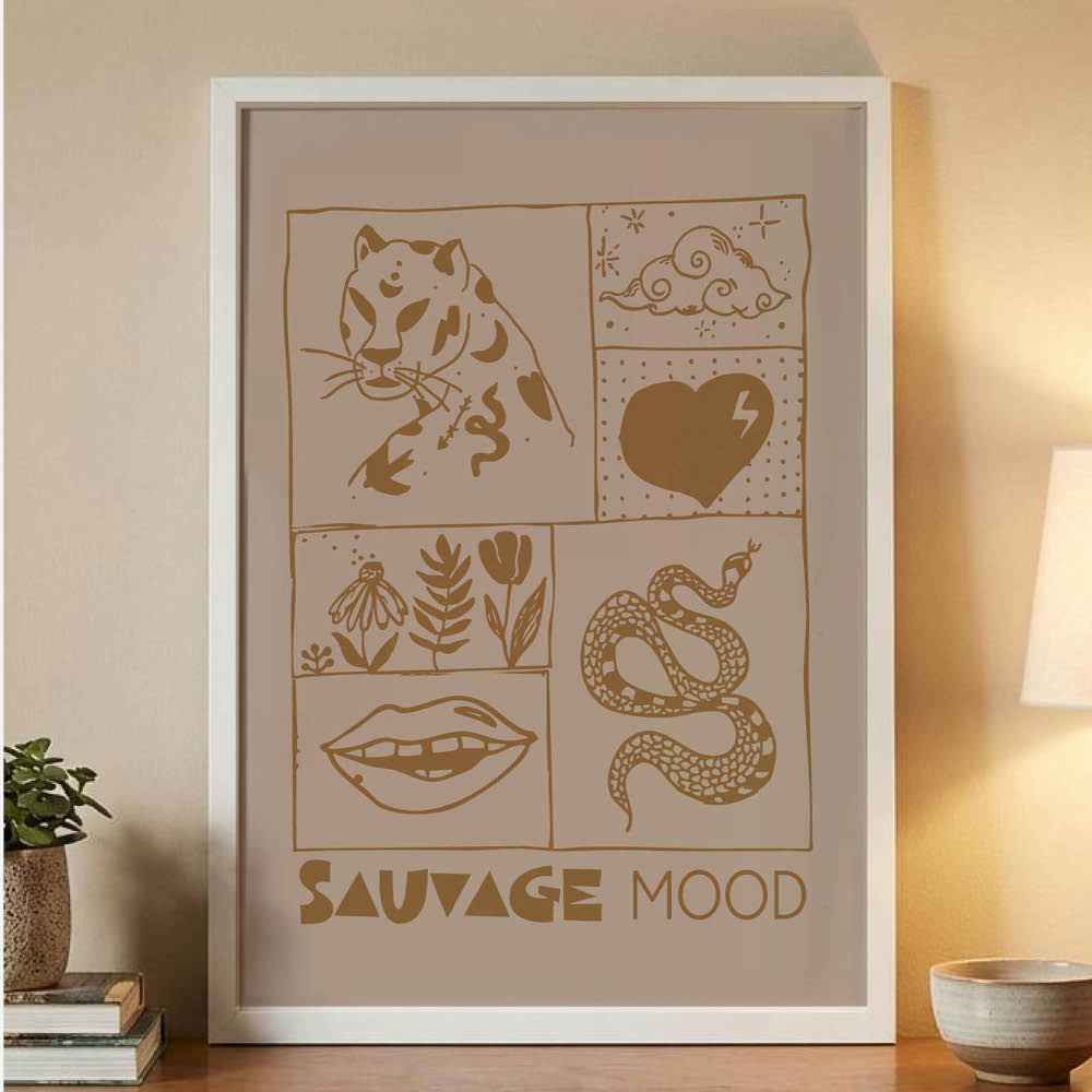 AFFICHE SAUVAGE MOOD