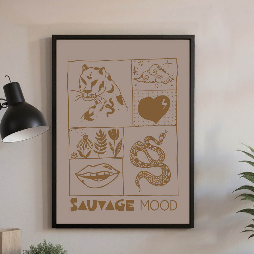 AFFICHE SAUVAGE MOOD
