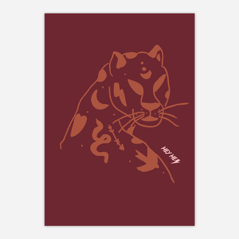 AFFICHE ICONIQUE LEOPARD