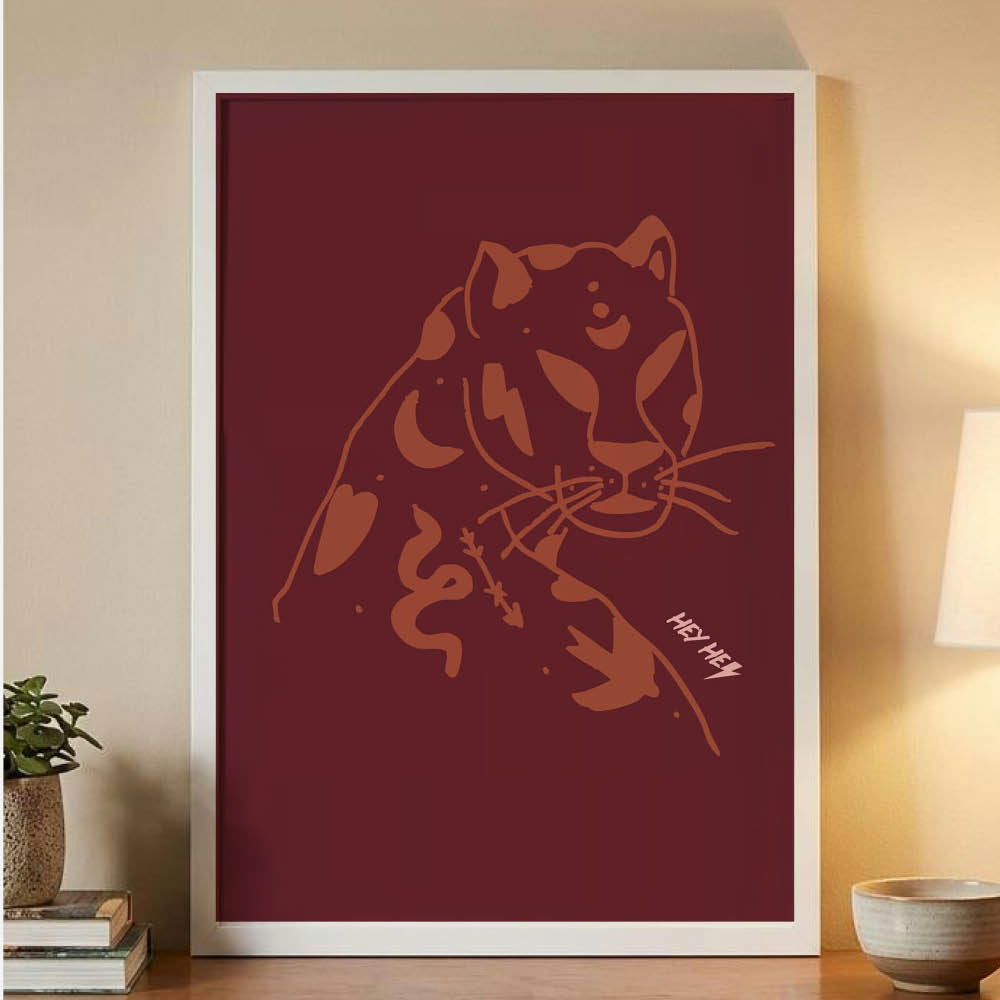 AFFICHE ICONIQUE LEOPARD