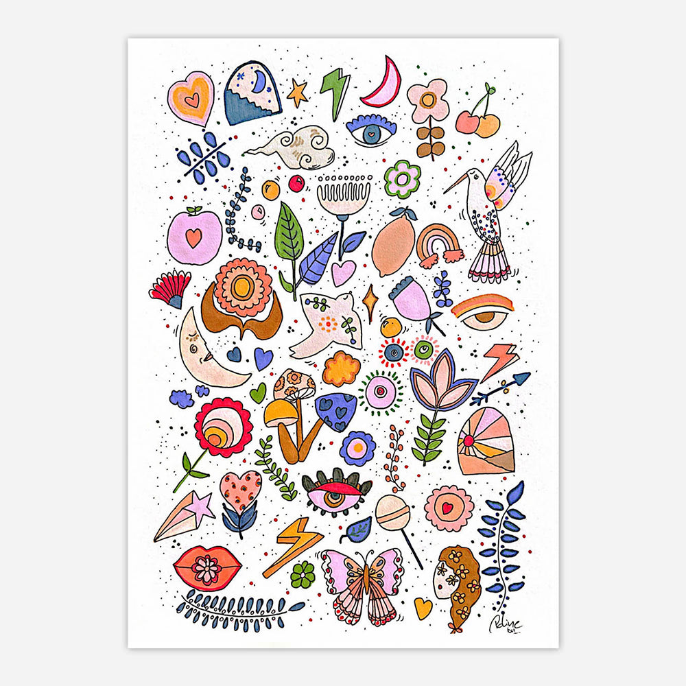 AFFICHE SEVENTIES LOVE