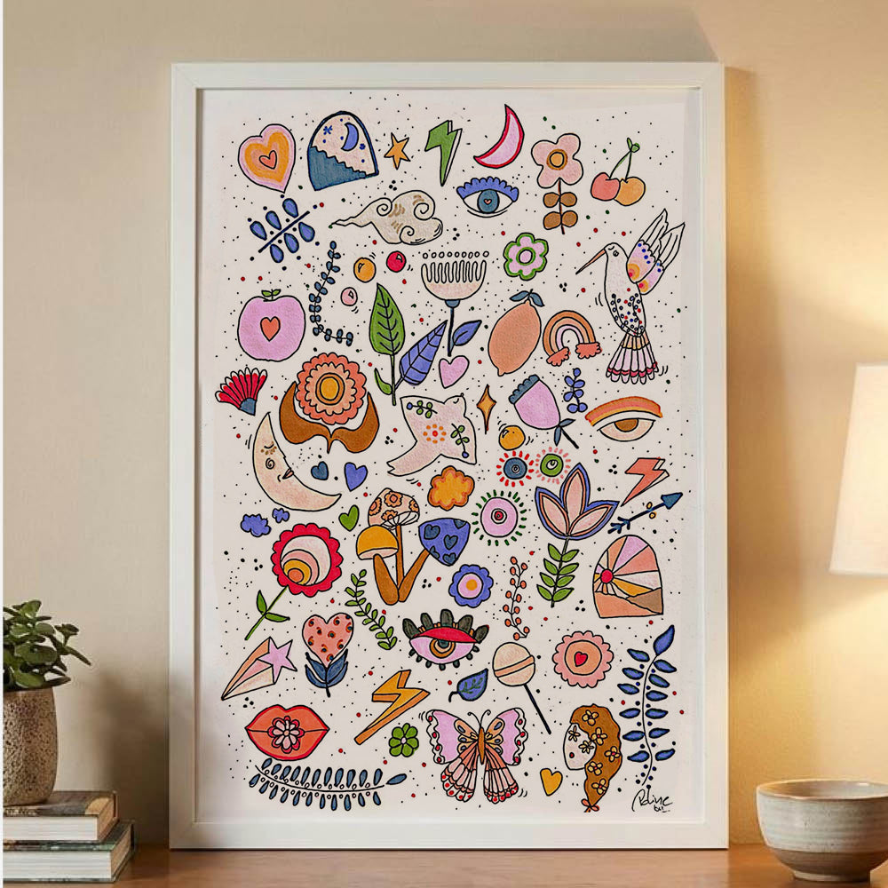 AFFICHE SEVENTIES LOVE