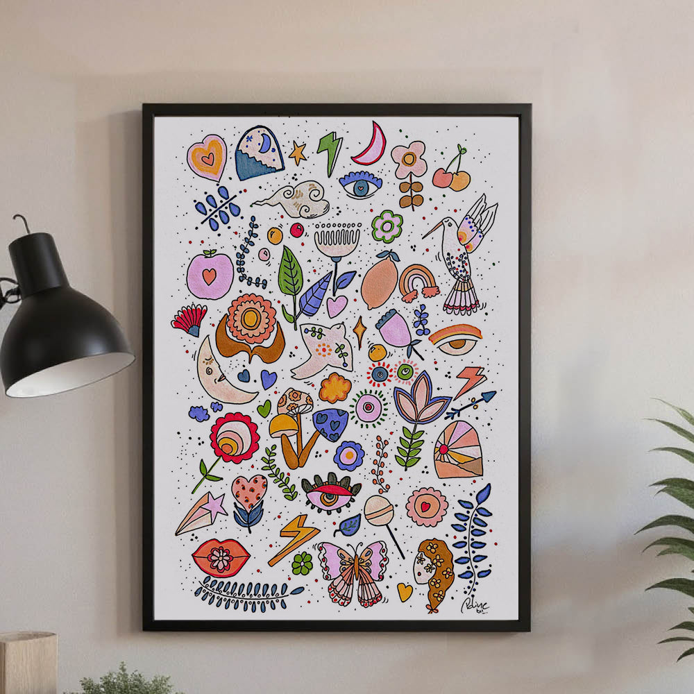 AFFICHE SEVENTIES LOVE