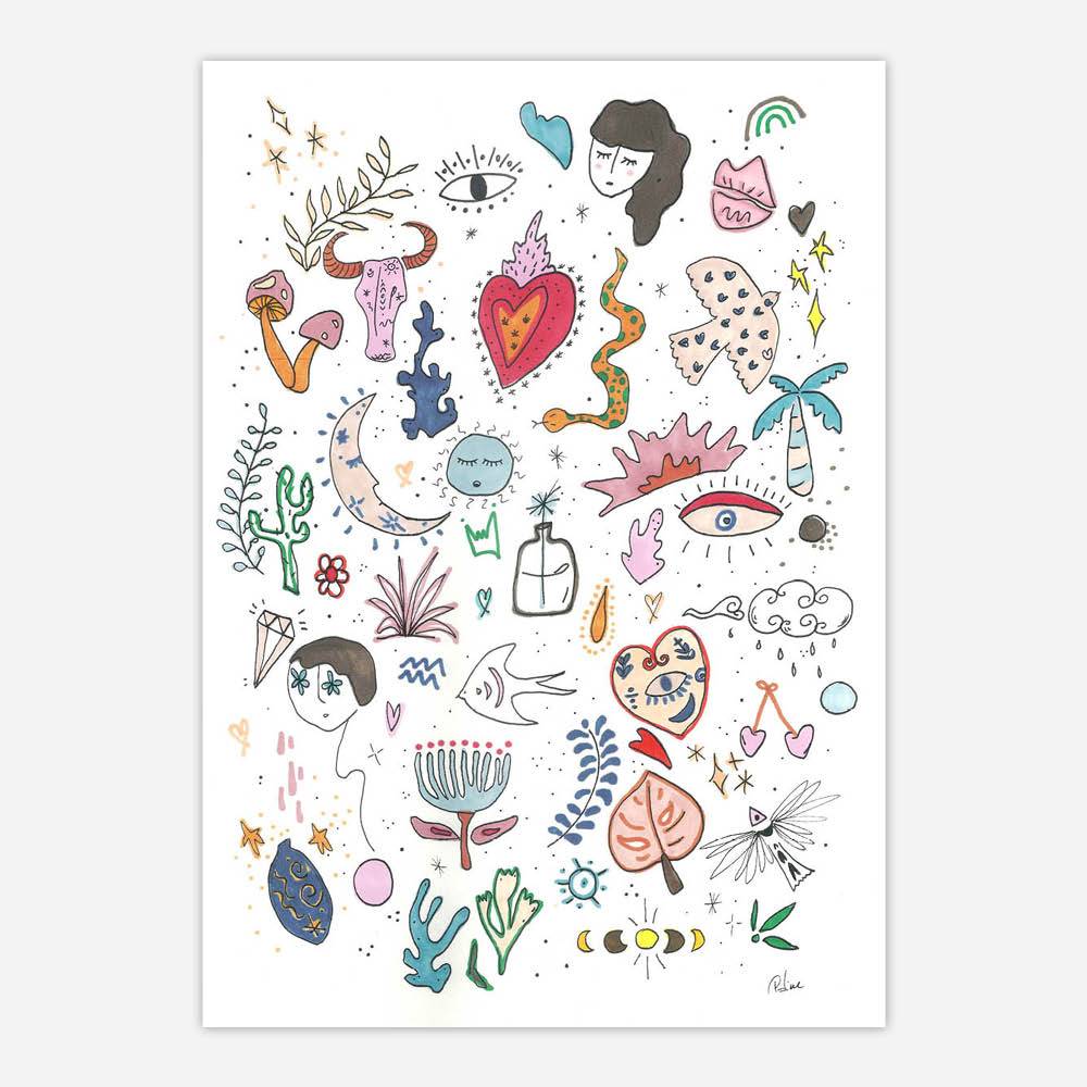 AFFICHE PURPLE SPIRIT