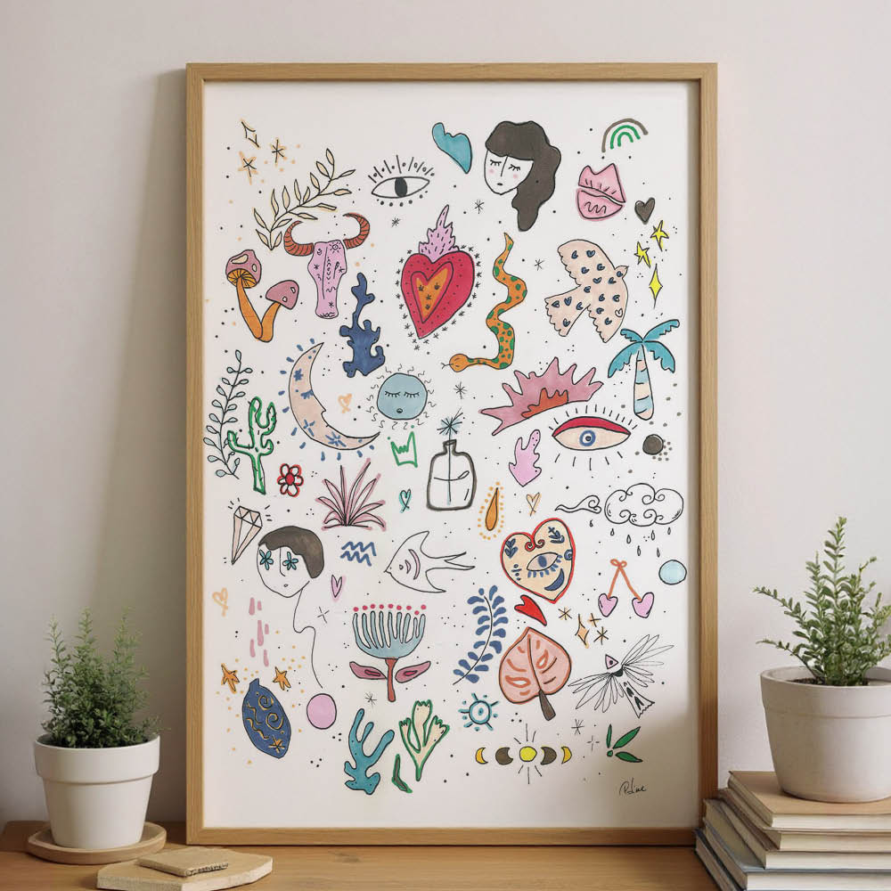 AFFICHE PURPLE SPIRIT