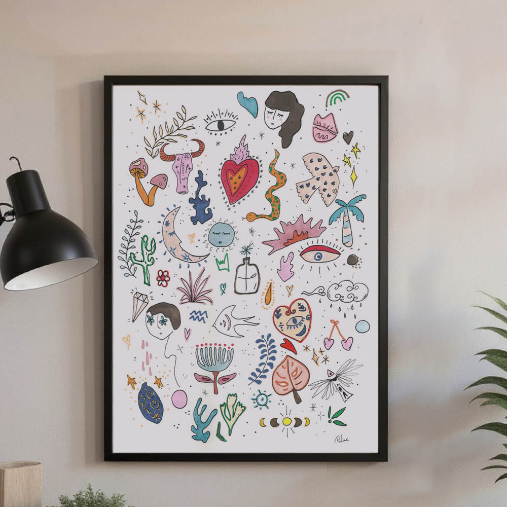 AFFICHE PURPLE SPIRIT