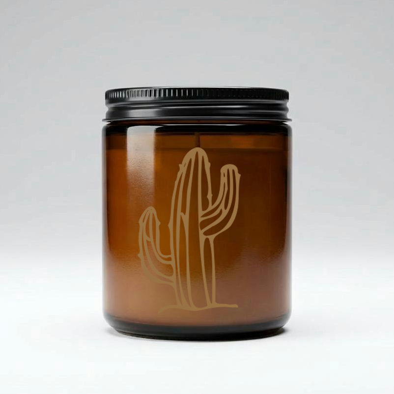 BOUGIE AMBRÉE CACTUS