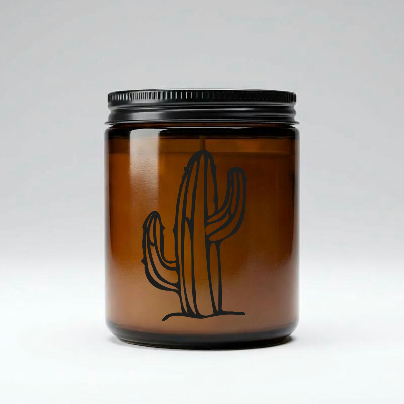BOUGIE AMBRÉE CACTUS