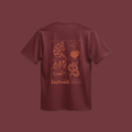 T-SHIRT SAUVAGE BURGUNDY