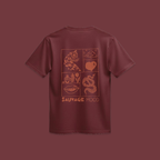 T-SHIRT SAUVAGE BURGUNDY