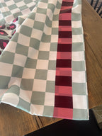 nappe avec bordure rectangulaire pour grande table