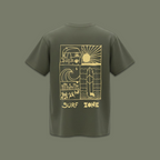 T-SHIRT SURF ZONE KAKI