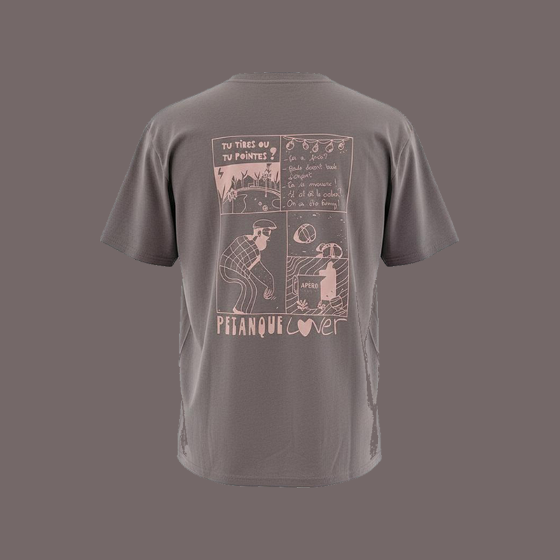 T-SHIRT PÉTANQUE LOVER oversize